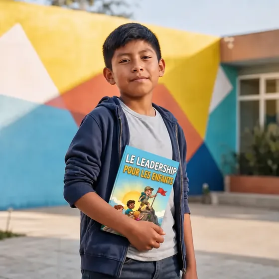 Hugo, de Bruxelles, Belgique, dans la rue avec Le leadership pour les enfants