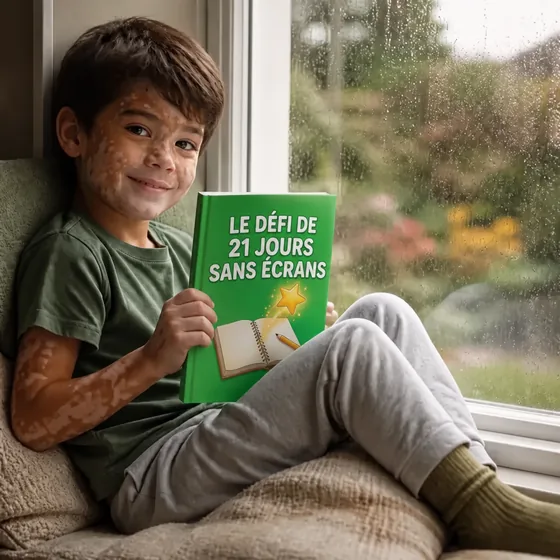Nathan, de Toulouse, France, par la fenêtre avec le Défi sans écran de 21 jours